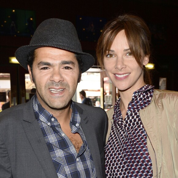 Jamel Debbouze et sa femme Mélissa Theuriau - Trophée Culture et Diversité au Théâtre Comedia à Paris, le 19 mai 2014.