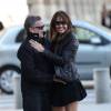 Robin Williams et sa femme Susan Schneider dans les rues de Paris, le 25 novembre 2011