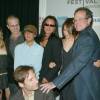 Robin Williams, son ex-femme Marsha, leurs enfants Zelda, Cody et Zach ainsi que David Duchovny à la première de House of D, à New York , le 7 mai 2014
