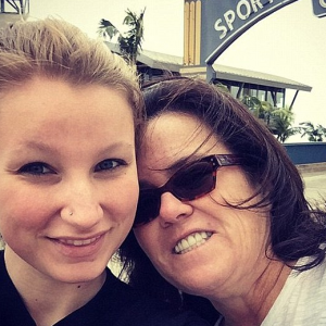 Rosie O'Donnell et sa fille Chelsea / photo postée sur Instagram.
