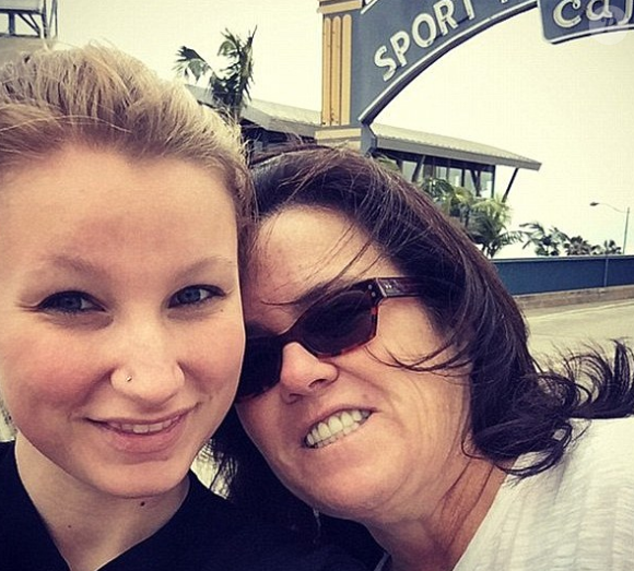 Rosie O'Donnell et sa fille Chelsea / photo postée sur Instagram.
