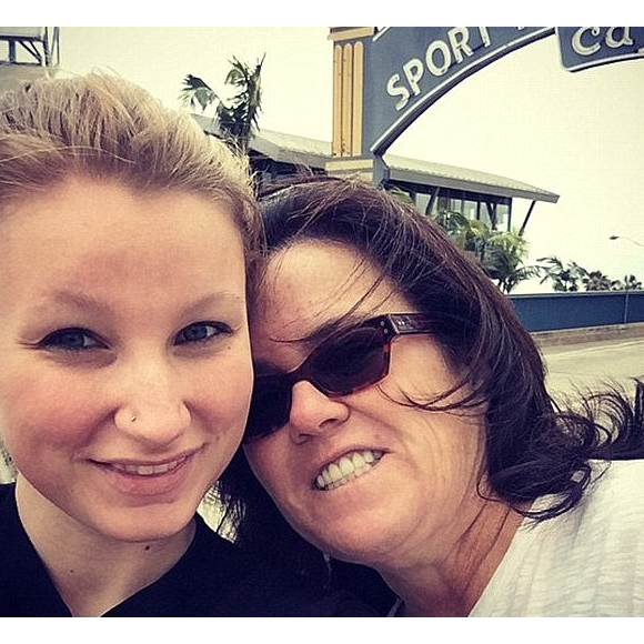 Rosie O'Donnell et sa fille Chelsea / photo postée sur Instagram.