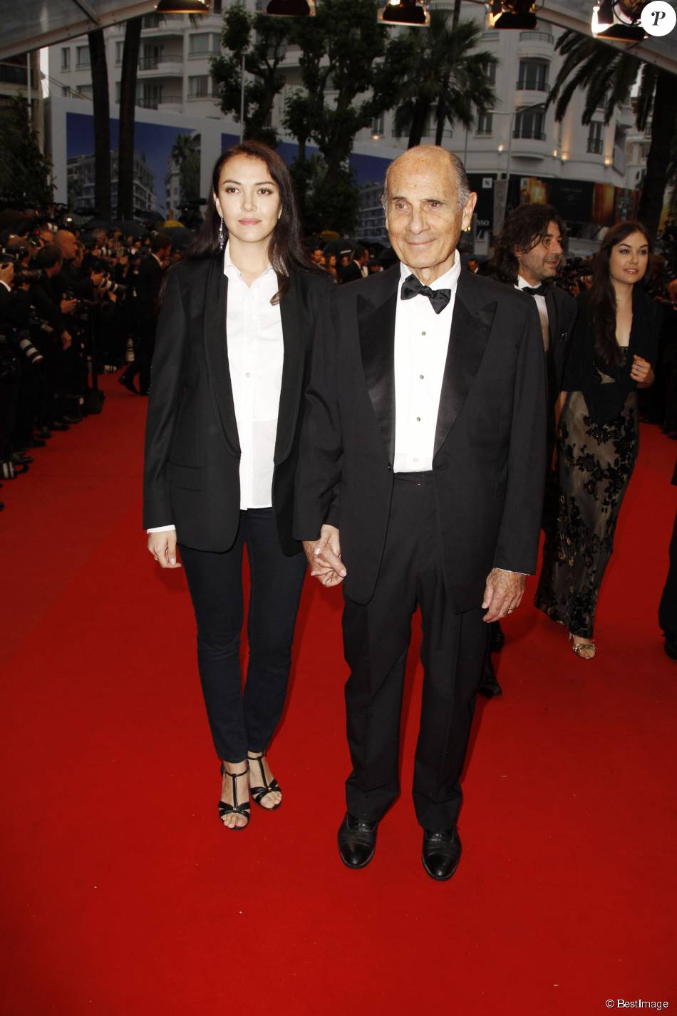 Guy Marchand et sa femme Adelina au Festival de Cannes 2012.  Purepeople