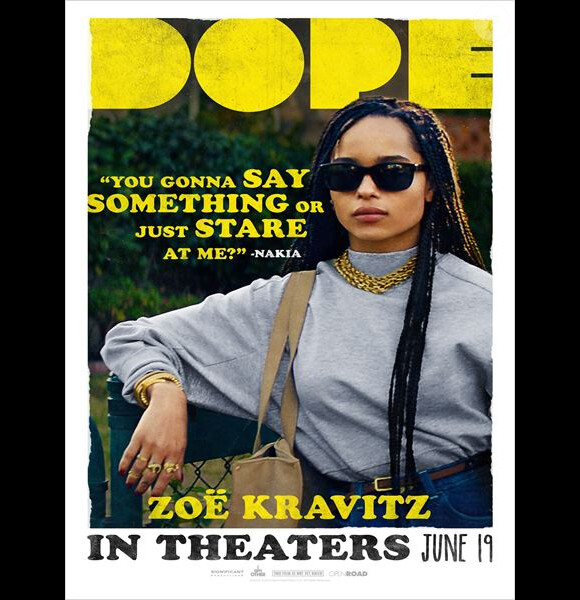 Affiche américaine du film Dope