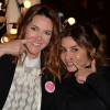 Sandra Lou et Julie Zenatti - Lancement du livre "Finger in the nose" par Sandra Lou pour lutter contre le cancer des enfants au Palais Brongniart à Paris, le 2 novembre 2015. © Veeren Ramsamy/Bestimage