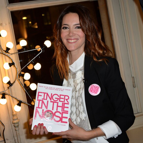 Sandra Lou - Lancement du livre "Finger in the nose" par Sandra Lou pour lutter contre le cancer des enfants au Palais Brongniart à Paris, le 2 novembre 2015. © Veeren Ramsamy/Bestimage