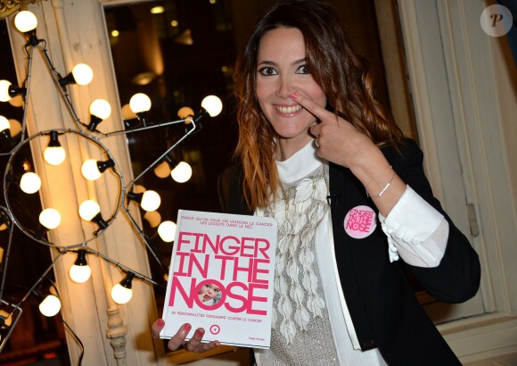 Sandra Lou - Lancement du livre "Finger in the nose" par Sandra Lou pour lutter contre le cancer des enfants au Palais Brongniart à Paris, le 2 novembre 2015. © Veeren Ramsamy/Bestimage