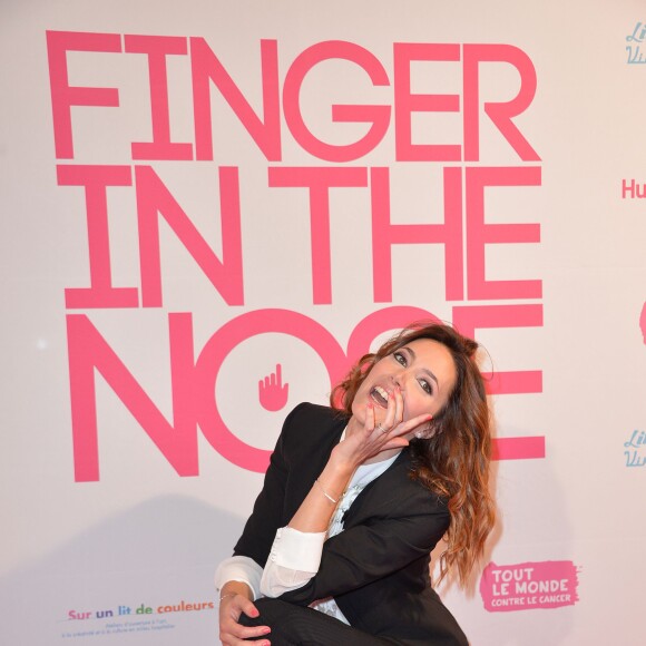 Sandra Lou - Lancement du livre "Finger in the nose" par Sandra Lou pour lutter contre le cancer des enfants au Palais Brongniart à Paris, le 2 novembre 2015. © Veeren Ramsamy/Bestimage