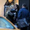 Exclusif - Carles Puyol, sa compagne Vanesa Lorenzo, enceinte, et leur petite Manuela dans les rues de New York, le 20 octobre 2015