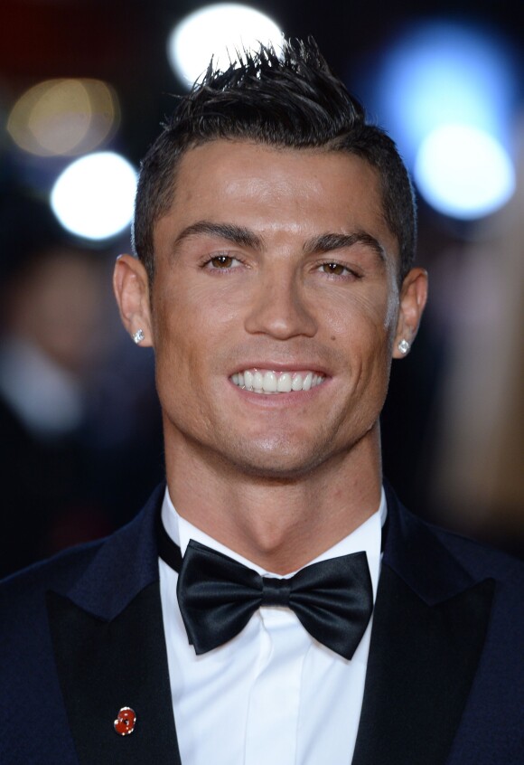 Cristiano Ronaldo lors de l'avant-première du documentaire "Ronaldo" à Londres le 9 novembre 2015.