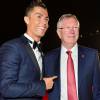 Cristiano Ronaldo et Alex Ferguson - Première du film "Ronaldo" à Londres le 9 novembre 2015.
