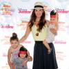 Ali Landry et ses enfants Estela Ines, Marcelo Alejandro et Valentin Francesco - People au spectacle "Pirate & Princess : Power of Doing Good" à Pasadena. Le 16 août 2014