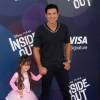 Mario Lopez et sa fille Gia - Avant-première du film "Inside Out" à Hollywood, le 8 juin 2015.