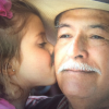 La fille d'Ali Landry et son grand-père sauvagement assassiné au mois de septembre 2015 / photo postée sur le compte Instagram de l'ancienne Miss USA 1996.