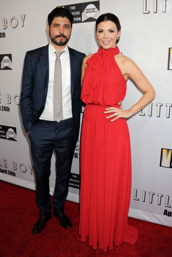 Ali Landry et son mari Alejandro Monteverde à la première du film Little Boy à Los Angeles, le 14 avril 2015