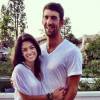 Michael Phelps et sa chérie Nicole, le 14 février 2015