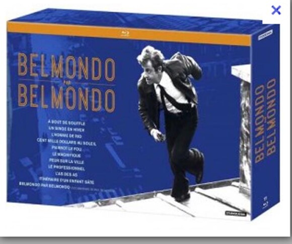 L'éditeur Studio Canal vient d'officialiser la venue en Blu-Ray d'un coffret Jean-Paul Belmondo comprenant 10 de ses films sélectionnés par l'acteur lui-même (dont 2 inédites en Blu-Ray en France) intitulé Belmondo par Belmondo et le documentaire Belmondo par Belmondo
