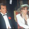 JEAN PAUL BELMONDO ET SON EX FEMME ELODIE MARIENT LEUR FILLE PATRICIA EN 1986