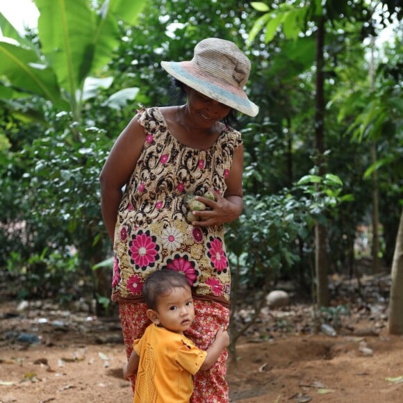 Exclusif - Préparation du lieu de tournage du prochain film de Angelina Jolie "First They Killed My Father" Siem Reap au Cambodge, le 6 novembre 2015. Des ouvriers préparent le terrain en enlevant les serpents et les scorpions, coupent les herbes, construisent des maisons