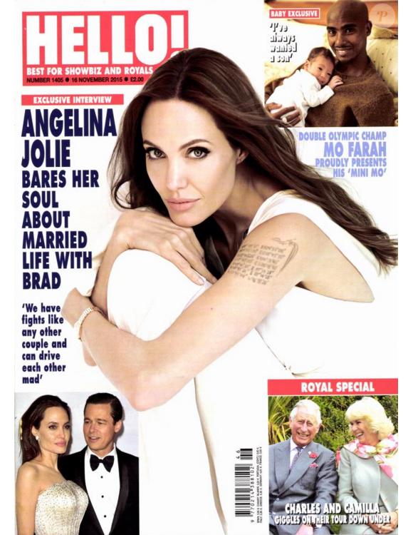Angelina Jolie en couverture de Hello