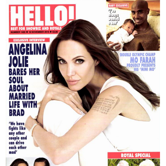 Angelina Jolie en couverture de Hello