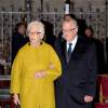 La reine Paola et le roi Albert II de Belgique assistaient le 15 novembre 2015 à la messe de Te Deum célébrée en la cathédrale des Saints Michel et Gudule, à Bruxelles.