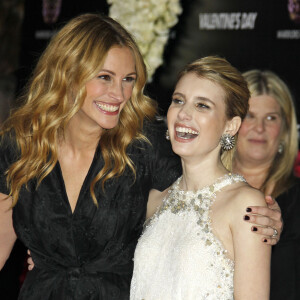 Julia Roberts et Emma Roberts à Hollywood, le 8 février 2010.