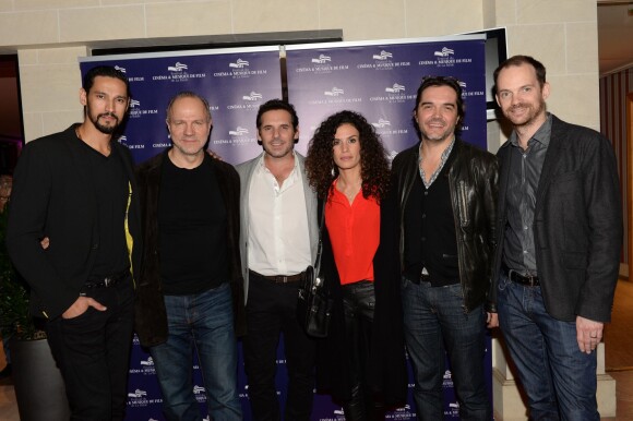 Stany Coppet, Aurélien Recoing, Jérémy Banster, Barbara Cabrita, Olivier Compère - Photocall du film "La Vie Pure" lors du Festival du Cinéma et Musique de Film de La Baule, le 13 novembre 2015.