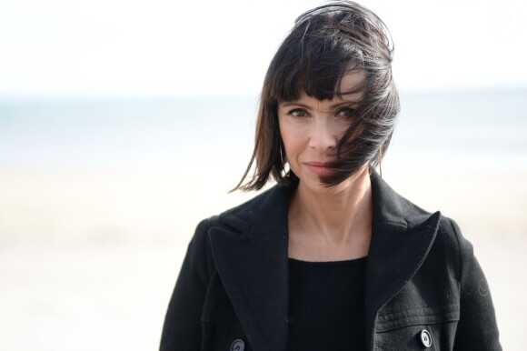 Mathilda May - Rendez-vous sur la plage lors du Festival du Cinéma et Musique de Film de La Baule, le 14 novembre 2015.