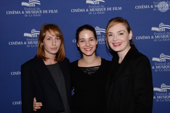 Laura Boujenah, Esther Comar et Julie Judd - Festival du Cinéma et Musique de Film de La Baule le 15 novembre 2015.