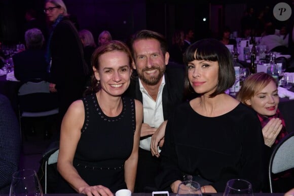 Sandrine Bonnaire, Sam Bobino et Mathilda May - Cérémonie de clôture du Festival du Cinéma et Musique de Film de La Baule, le 14 novembre 2015.