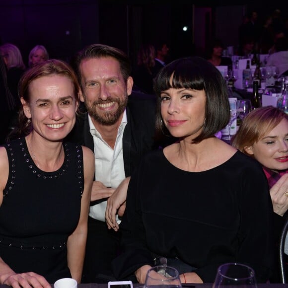 Sandrine Bonnaire, Sam Bobino et Mathilda May - Cérémonie de clôture du Festival du Cinéma et Musique de Film de La Baule, le 14 novembre 2015.