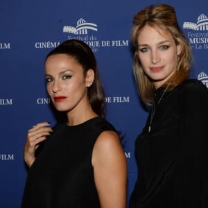 Elisa Tovati et Pauline Lefèvre  lors du Festival du Cinéma et Musique de Film de La Baule, le 14 novembre 2015.