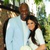 Khloé Kardashian et Lamar Odom célèbre leur premier anniversaire de mariage à Beverly Hills le 27 septembre 2010