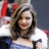 Miranda Kerr assiste à la pose de l'étoile Swarovski sur le sapin de Noël du Rockfeller Center. New York, le 16 novembre 2015.