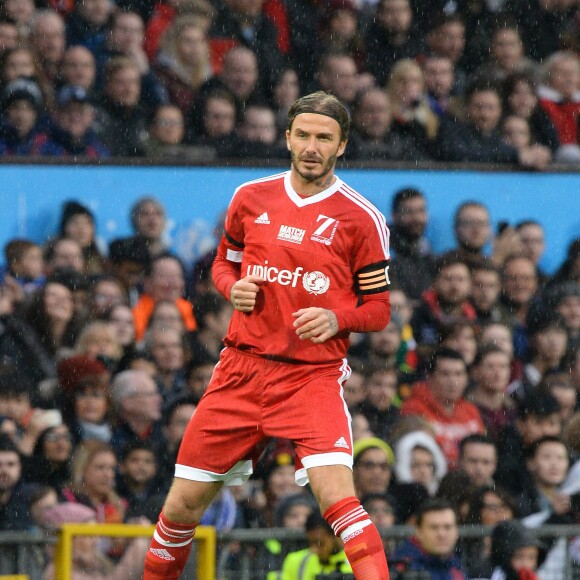 David Beckham à Old Trafford, Manchester, le 14 novembre 2015.