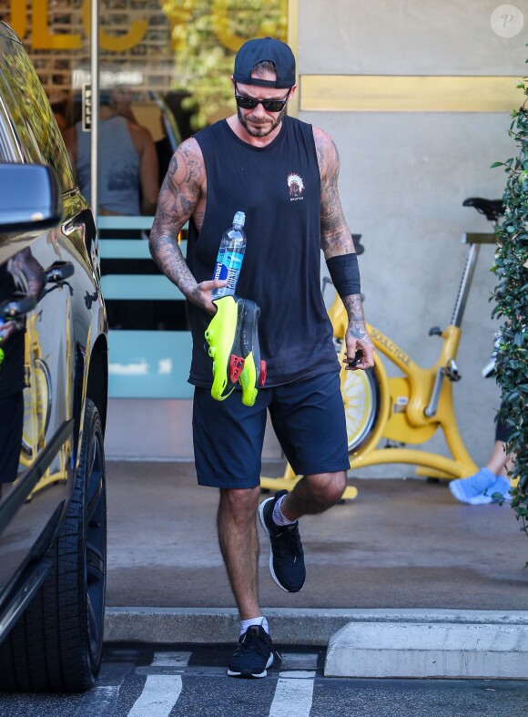 David Beckham à Los Angeles, le 20 octobre 2015.