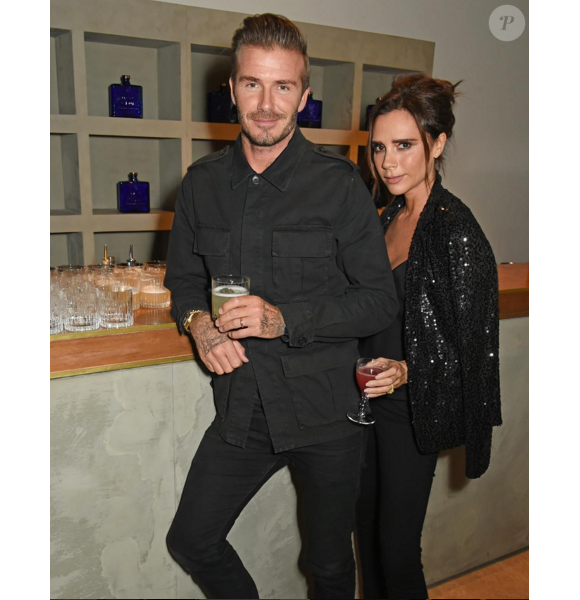 David et Victoria Beckham à Londres, le 22 septembre 2015.