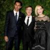 Rajendra Roy, Todd Haynes, Cate Blancett et Martin Scorsese assistent au dîner caritatif du département cinéma du MoMA. New York, le 17 novembre 2015.