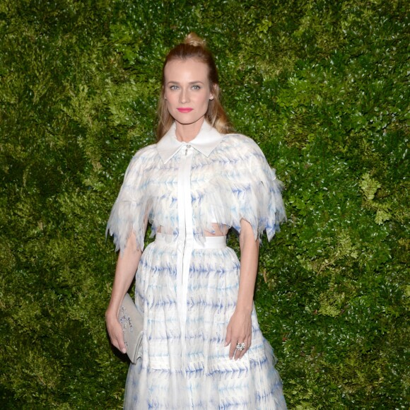 Diane Kruger assiste au dîner caritatif du département cinéma du MoMA, en l'honneur de Cate Blanchett. New York, le 17 novembre 2015.