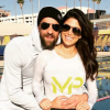 Michael Phelps et sa fiancée, Nicole Johnson, ont annoncé sur Instagram attendrent un bébé, novembre 2015.
