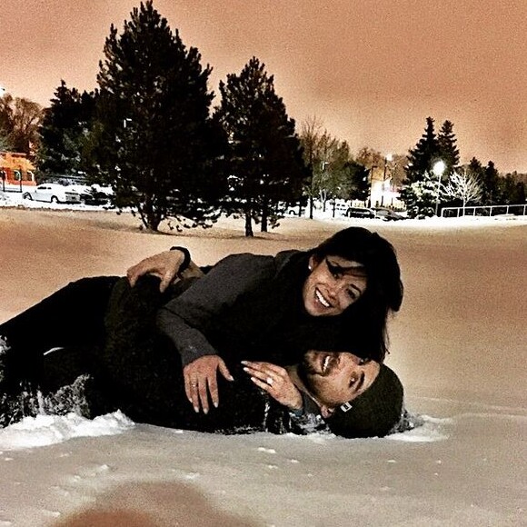 Michael Phelps et Nicole Johnson, sur Instagram le 22 février 2015