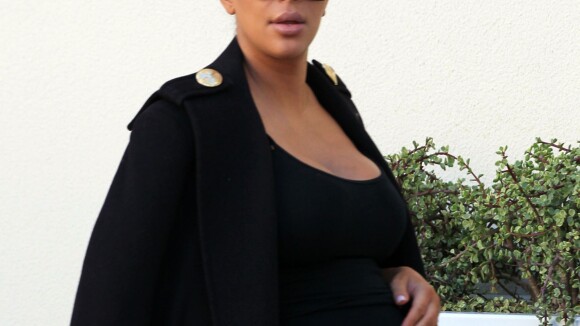 Kim Kardashian, enceinte : North West super lookée, adorable petite fashionista