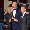 Marisa Mendes avec son père Jorge et Cristiano Ronaldo à Londres - novembre 2015