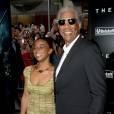  Morgan Freeman et E'Dena Hines à New York le 14 juillet 2008. 