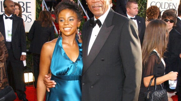 Morgan Freeman et sa petite fille E'Dena Hines.