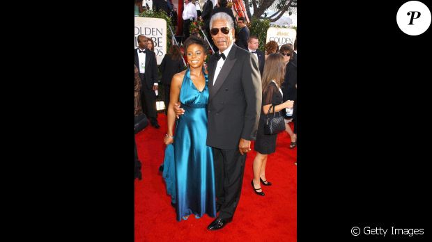 Morgan Freeman et sa petite fille E&#039;Dena Hines.