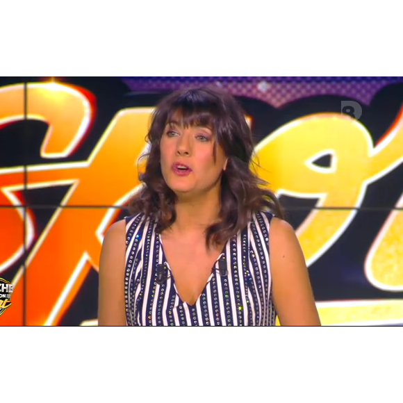 Estelle Denis dans "Touche pas à mon sport" sur D8, le 23 novembre 2015.