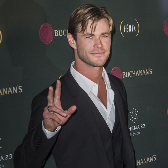 Chris Hemsworth à Mexico City, le 22 octobre 2015.