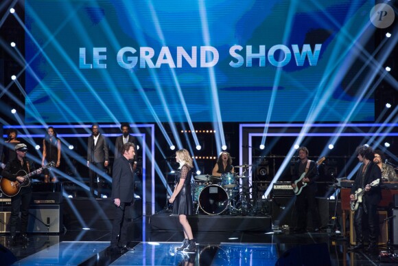 Exclusif - Louane Emera - Enregistrement le 28 octobre de l'émission "Le Grand Show : Spécial Johnny Hallyday". Diffusion sur France 2 le 28 novembre ©Cyril Moreau/Bestimage.